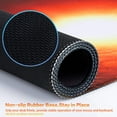 thumbnail image 5 of Gaming Mouse Pad, Extended Mouse Pad, XXL Large Big Computer Keyboard Mouse Mat Desk Pad with Non-Slip Base and Stitched Edge for Home Office Gaming Work, 31.5x15.7x0.12inch(Sunrise)\u2026, 5 of 6
