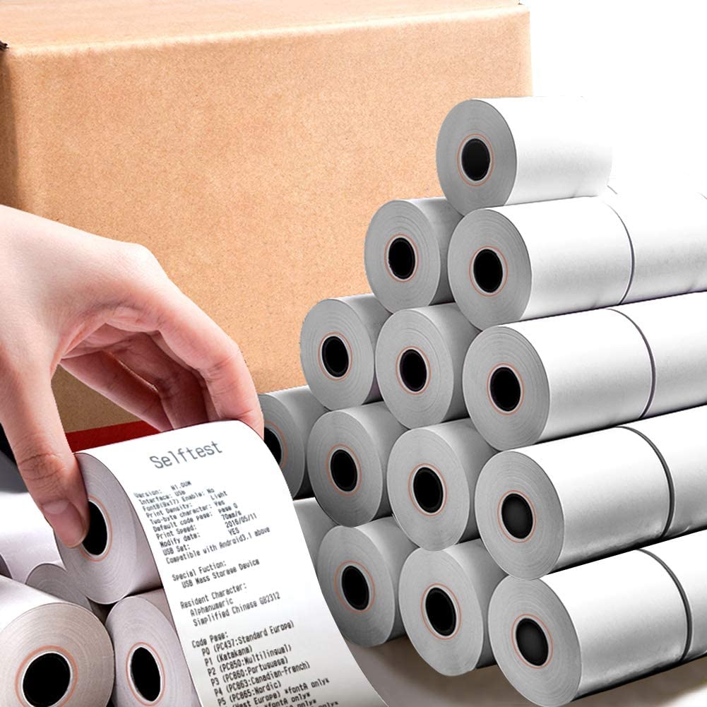 BESTEASY 2-1/4'' x 50' Thermal Paper 