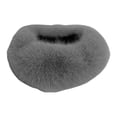 thumbnail image 1 of Elegante diadema de piel sintética, calentadores de orejas para acampar y actividades al aire libre. Gris, 1 of 9