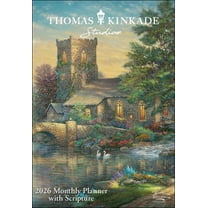 Thomas Kinkade Studios 2026 Monthly Pocket Planner Calendar with Scripture, (Paperback)