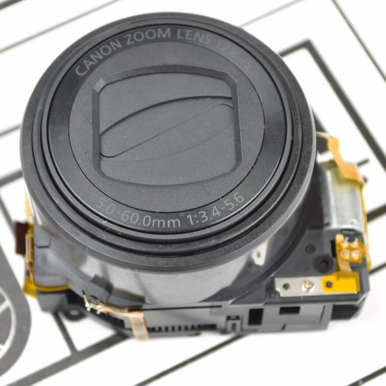 Restored DHcamera 12.1MP lens ZOOM UNIT Sensor 12x Zoom Black for