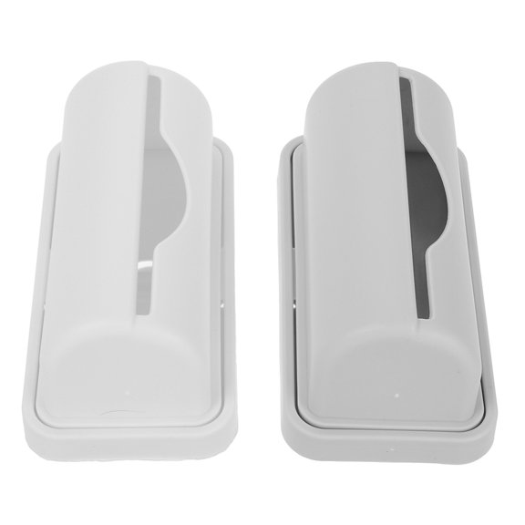 Worgeous 2pcs Trash Bag Dispenser For Kitchen No Punching Trash Bag Organizer Large-Capacity Trash Bag Holder Hanging Garbage Bag Case
