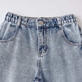 thumbnail image 6 of Guluxicc Baggy Jeans for Girls Wide Leg Pants Loose Elastic Waisted Teen Girls Cute Preppy Y2K Streetwear, 6 of 7