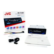 JVC KD-T710BT CD Single Din Car Stereo with High Power Amplifier, AM/FM Radio, Bluetooth Audio, USB, MP3 Player, Built for Smartphones
