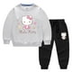 thumbnail image 3 of Conjunto de Sudadera con capucha de cuello redondo de Hello Kitty, nueva ropa para niños, pantalones de manga larga con bonitos dibujos, traje de algodón para bebé de dos piezas, 3 of 5