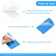 thumbnail image 4 of 20uds Tira Espejo Pared Pegatina, 2 x 7.9 Auto Adhesivo Acrílico Espejo Pared Tiras Calcomanía Removible  para Hogar Dormitorio Fondo DIY Decoración, Azul, 4 of 7