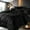 black rhinestone-1, variant on 5/7pcs Luxurious Checkered Comforter, Soft Microfiber, Lightweight, Breathable, Easy Care-And Bed In A Bag Convenience for All Seasons, with Comforter, Flat Sheet, Fitted Sheet, And Pillowcases
