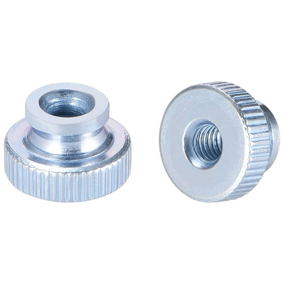 Uxcell Knurled Thumb Nut Iron Round Knobs for 3D Printer Parts M4x0.7mm 20 Pcs