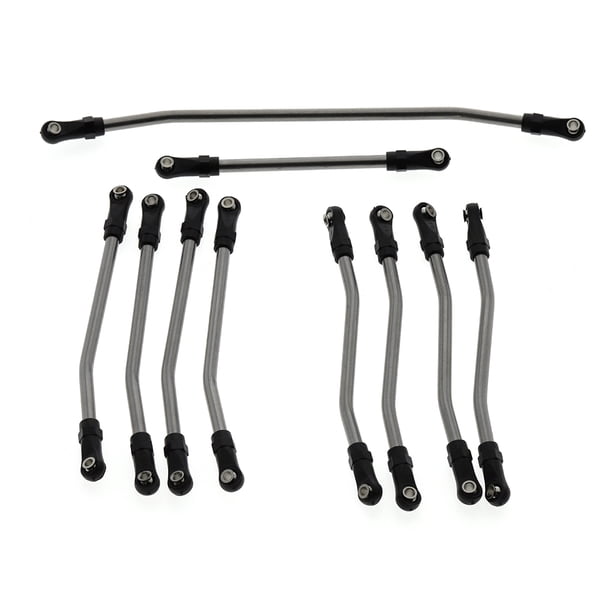 Paquete de 10 enlaces de coche RC modelo de enlace de suspensión de dirección de vehículo piezas de repuesto de repuesto para Axial Wraith 90018 Inevent FN000775-00