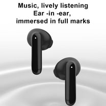 Oggfader Wireless Earbuds New Bluetooth Headset Wireless Bluetooth Headset Binaural In ear Wireless Touching Stereo Headset Bluetooth 5.2 Black