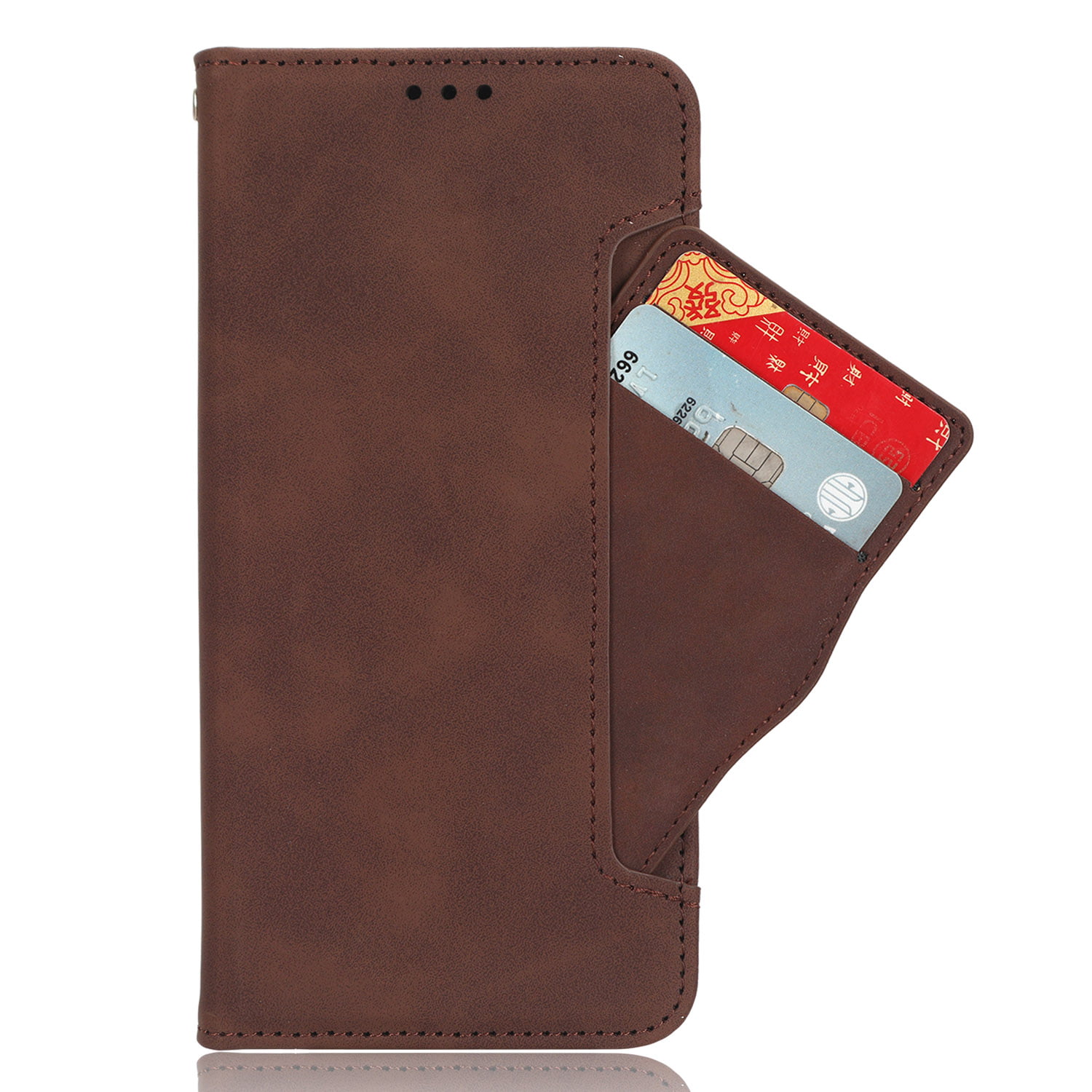 ELEHOLD Wallet Case for Samsung Galaxy Z Fold 5 2023, Premium Leather with  Detachable Card Slots Magnetic Closure Kickstand Function Folio Leather