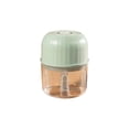 thumbnail image 2 of Mini Garlic Chopper with Stainless Steel Blades, USB Rechargeable Portable Food Mincer, Wireless Food Processor for Garlic, Chili, Spices, Food Kitchen Gadgets, Green, 2 of 8