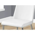 thumbnail image 4 of Monarch Specialties Dining Chair, Set Of 2, Side, Upholstered, Kitchen, Dining Room, PU, Metal, 4 of 5