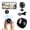 Black - 1PC, variant on BFVV Light Bulbs Camera for Home - 360° Color Night Vision 1080p Security Cameras Wireless Wifi Indoor