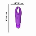 thumbnail image 2 of Screaming O 4B Démon Silicone Stimulant Mini Vibromasseur Clitoridien, Raisin, 2 of 4