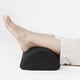 thumbnail image 4 of Reposapiés ergonómico con espuma viscoelástica, cojín semiformado para piernas, reposapiés para rodillas debajo del escritorio (negro), 4 of 9