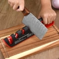 thumbnail image 2 of MiaoYfei 4-in-1 Knife Sharpener, 6 Adjustable Sharpening Angle, Ergonomic Design, with Coarse & Fine for Precision Kitchen Professional Chef's Knives, Scissors, Non-Slip Rubber Edge Grip, 2 of 8
