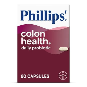 Phillips Colon  Daily Unisex Probiotic Supplement Caps, 60 Count