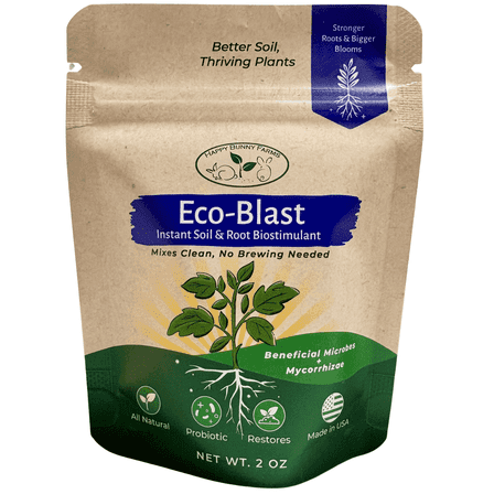 Eco-Blast™ Instant Compost Tea – Soil Microbes with Plant Probiotics, Mycorrhizae, Kelp, Yucca, Humic, Amino & Fulvic Acids.