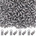 thumbnail image 1 of 300 Pcs Embouts de Cordon en Acier Inoxydable 304 Couleur Acier Inoxydable 8x3mm Trou : 2mm Intérieur : 2mm, 1 of 6