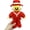 Red Yellow, variant on Trending Brainrot 67 Plush 9.8inches Stuffed Animal Six-Seven Meme Character, Soft Pixel Plush for Instagram, TikTok Collectors