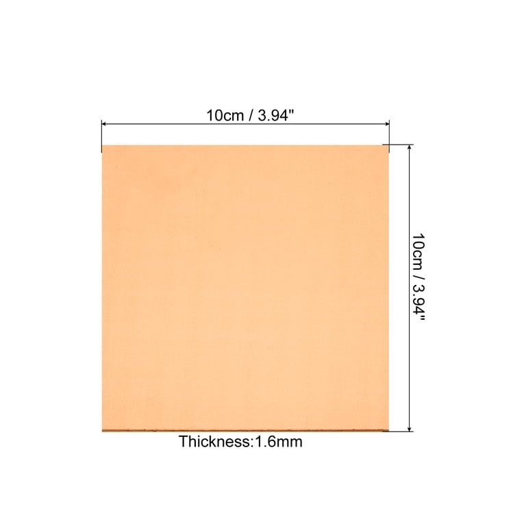 Aoje-Link 5-Pack Single-Side Copper Clad PCB – FR-4 Glass Fiber, 70 X 50 X 1mm, For DIY Electronics