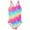 A Rainbow, variant on BAOHULU Girls` Swimsuit One-Piece with UPF 50  Printed Bathing Suit 3-11 Years