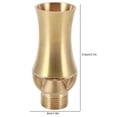 thumbnail image 2 of G1/2in Female Thread G3/4in Male Thread Fountain Nozzle Sprinklers Landscaping Spray Head for Swimming Pool, 2 of 8