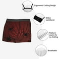 thumbnail image 5 of Rateoe Spiders On A Web Mens Boxer Briefs Poly Spandex Performance Boxer Briefs Underwear Hem Boxer Briefs - Small, 5 of 8