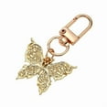 thumbnail image 3 of Elegant Resin Butterfly Keychain Alloy Key Holder Unique Keyring Bag Pendant Fashion Accessory for Women and Girls, 3 of 10