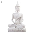 thumbnail image 2 of Meditative Seated Buddha Sandstone Statue Sculpture Figurine Decor, 2 of 7