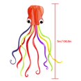 thumbnail image 2 of Cerf-volant Animal Sans Cadre Multicolore Patchwork Circulaire Cerf-Volant Enfant Adulte Jouet d'Extérieur Tête Violette Queue Colorée, 2 of 9