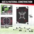 thumbnail image 3 of Baseball Strike Zone Target for Plastic Balls - Compatible with Blitzball and Wiffle Ball, 3 of 5