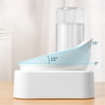 thumbnail image 3 of Pet Supplies Adjustable Cat Food and Water Bowl Set Double Elevated Feeding Station for Cats and Small Dogs 015° Tilt Design Easy Clean, 3 of 5