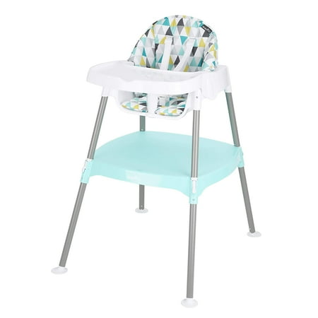 UPC: 0032884201617 | Evenflo 4-in-1 Eat & Grow Convertible High Chair Polyester Prism Triangles Chair