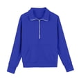 thumbnail image 4 of OGLCCG Teens Girls Baggy Sweatsuits Set 2 Piece Half Zipper Long Sleeve Pullover Sweatshirts and Sweatpants Sets Kids Tracksuits with Pockets 5-16 Years, 4 of 7