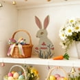 thumbnail image 1 of Decoraciones de Pascua, adornos de Pascua, regalos de Pascua, suministros para fiestas de Pascua, conejos de madera, colgante para decoración del hogar, lindo adorno estilo bosque, adorno colgante de, 1 of 6