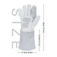 thumbnail image 3 of Gants de Soudure Résistants à la Chaleur/feu pour Barbecue/animaux avec Manche Extra Long, Faciles à Utiliser, 3 of 5