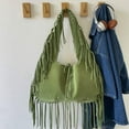 thumbnail image 4 of SPEKSEE Vintage Fringe Hobo Bag with Tassel Underarm Purse Hippie Western Cowgirl Purse Tote Bag for Women, 4 of 15