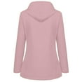 thumbnail image 4 of Sokhug Women’s Solid Rain Jacket Outdoor Jackets Hooded Raincoat Windproof Tops Pink, 4 of 6