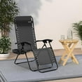 thumbnail image 2 of SereneLife Padded Zero Gravity Lounge Chair, 2 of 5