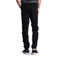 thumbnail image 4 of Victorious Men's Scrunch Stacked Biker Twill Jogger Pants JG882 - Black - 2X-Large, 4 of 6