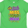thumbnail image 4 of Inktastic Little Miss Mardi Gras with Crown and Dots Girls Toddler T-Shirt, 4 of 5