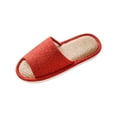 thumbnail image 2 of Abbraccia Couple House Slippers Household Summer Indoor Slippers for Home Indoor Party Red EU Size 36 37, 2 of 10