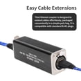 thumbnail image 4 of Acoplador RJ45 Hembra Acoplador Ethernet IP68 Chapado En Oro A Prueba De Agua Conector Hembra A Hembra Para Cable LAN Cat5 Cat5e Cat6 Cat7 Cat8 Red PoE Para Exteriores, 4 of 7