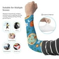 thumbnail image 3 of Fun Pizza Cooling Arm Sleeves For Men & Women Sunscreen Arm Cover For Gardening Outdoors, 3 of 5