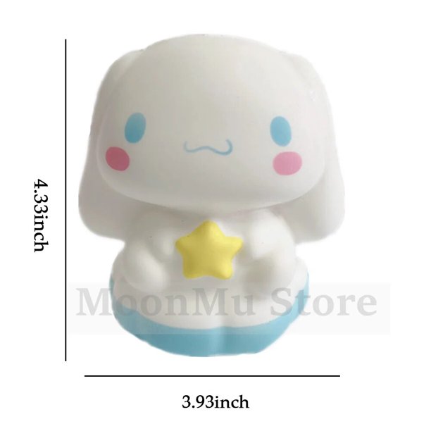 Sanrio Hello Kitty Jumbo Squishy Kawaii Kuromi Melody Cinnamoroll Squishies, levantamiento lento, alivio del estrés, juguetes para apretar para adultos y niños