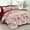 Red-Queen(90"x 90"), variant on Blue Comforter Set Queen 7 Piece Bed In A Bag Toile De Jouy Botanical With Sheet Soft Micorfiber Bedding (1 2 Pillow Shams 1 Flat 1 Fitted 2 Pillowcases)