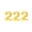 Gold 222, variant on Women's Men's Dainty Chunky Angel Number 222 Necklace Stainless Steel Number Charm Pendant with Chain, Rose Gold