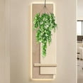 thumbnail image 6 of Verdsylv Artificial Hanging Leaf Vine Garland, 29.9 Inch Realistic Plastic Greenery for Outdoor Home Wall, Garden, Wedding & Bar Decor, Plastic Greenery Garland, White, 6 of 6